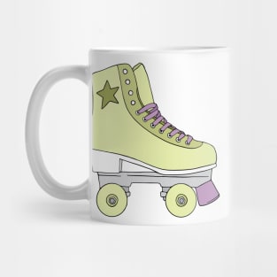 Roller Skate Green Shoes Mug